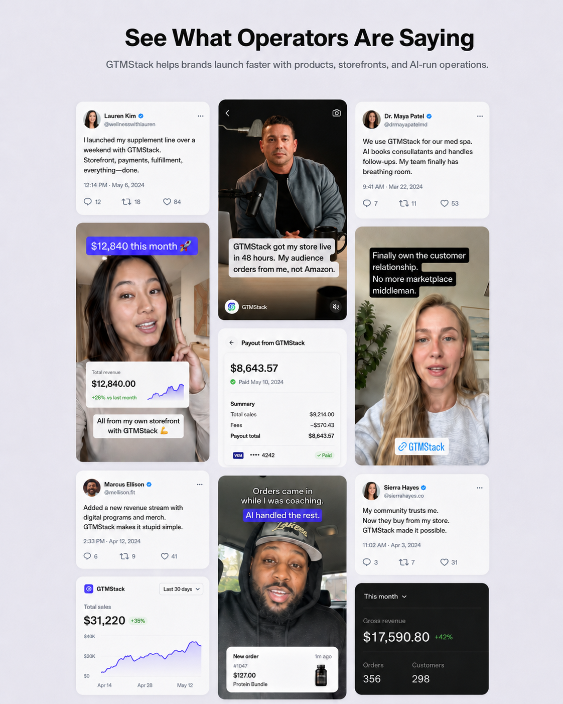 What operators are saying — revenue screenshots, founder quotes, before/after audience monetization